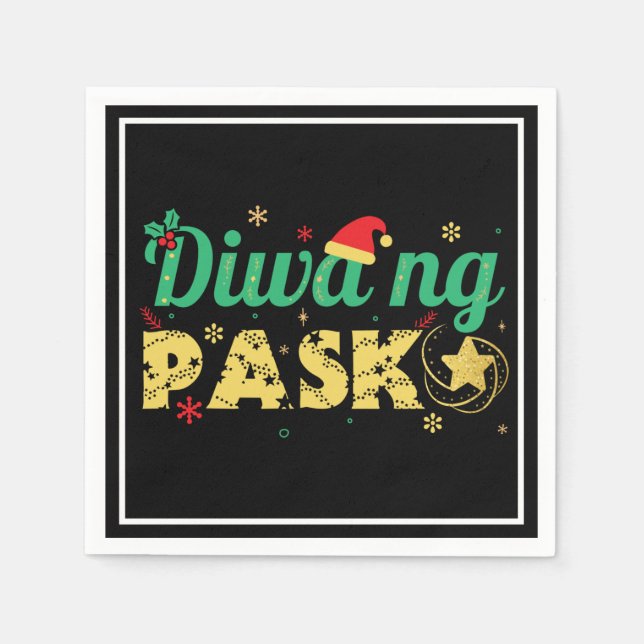 Philippines Filipino Spirit of Christmas Napkin (Front)