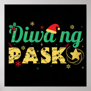 Philippines Filipino Spirit of Christmas Poster