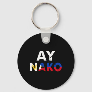 Philippines Filipino Vacation Vintage Souvenir Man Key Ring