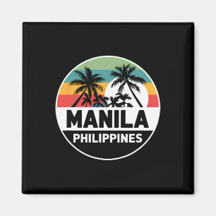 Philippines Filipino Vacation Vintage Souvenir Man Magnet