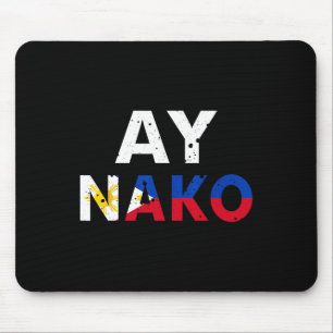 Philippines Filipino Vacation Vintage Souvenir Man Mouse Pad