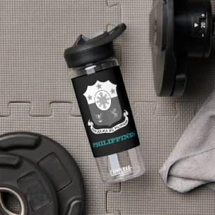 Philippines Fitness, Philippine coat of arms /flag Water Bottle