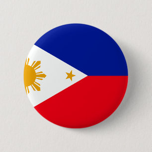 Philippines Flag 6 Cm Round Badge