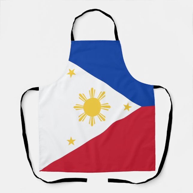 Philippines flag apron (Front)
