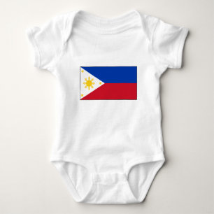 Philippines Flag Baby Bodysuit