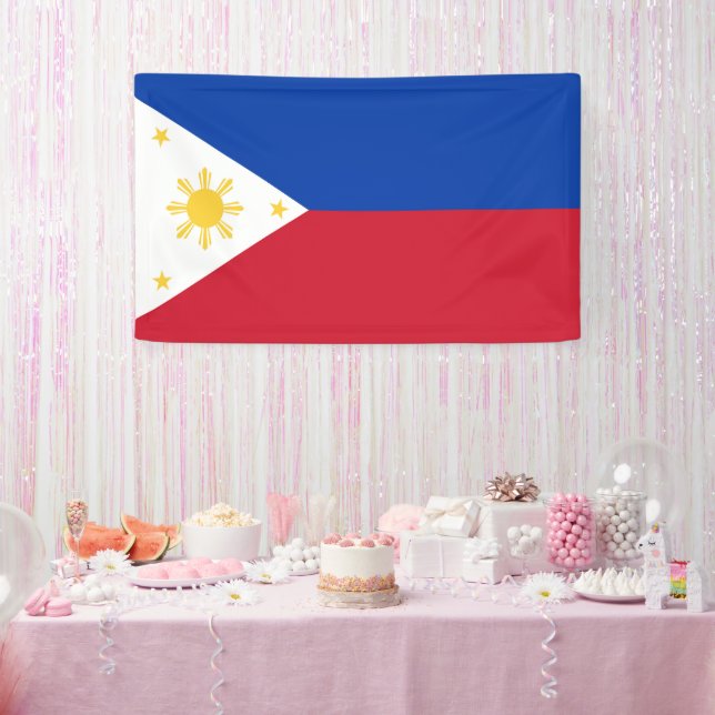 Philippines flag banner (Party)