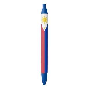 Philippines Flag Black Ink Pen