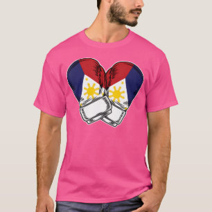 Philippines Flag Boxing Boxer Pinoy Filipino Fla T-Shirt