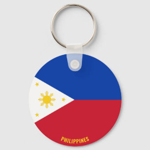 Philippines Flag Charming Patriotic Key Ring