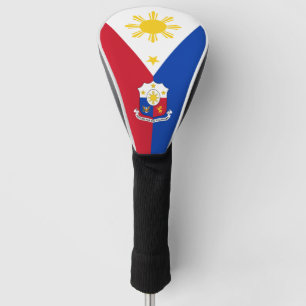 Philippines flag-coat of arms golf head cover