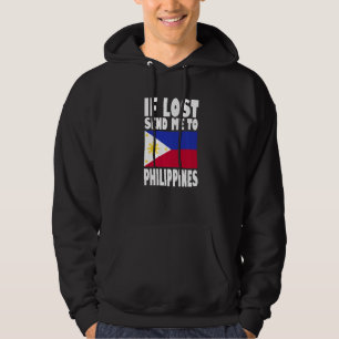 Philippines Flag Design  If lost send me to Philip Hoodie