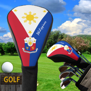 Philippines Flag, Emblem / Golf Clubs Covers
