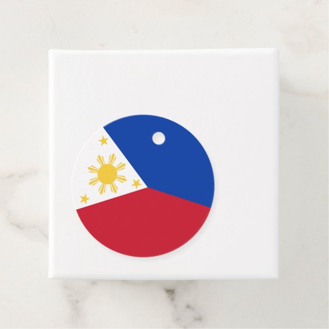 Philippines flag favour tags (In Situ)
