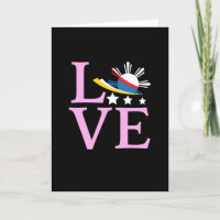 Philippines Flag - Filipina Pink Love