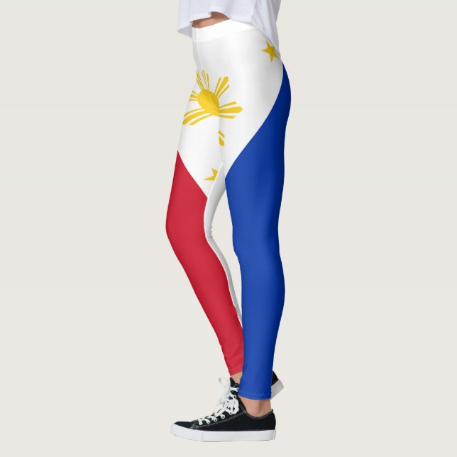 Philippines Flag full Leggings (Left)