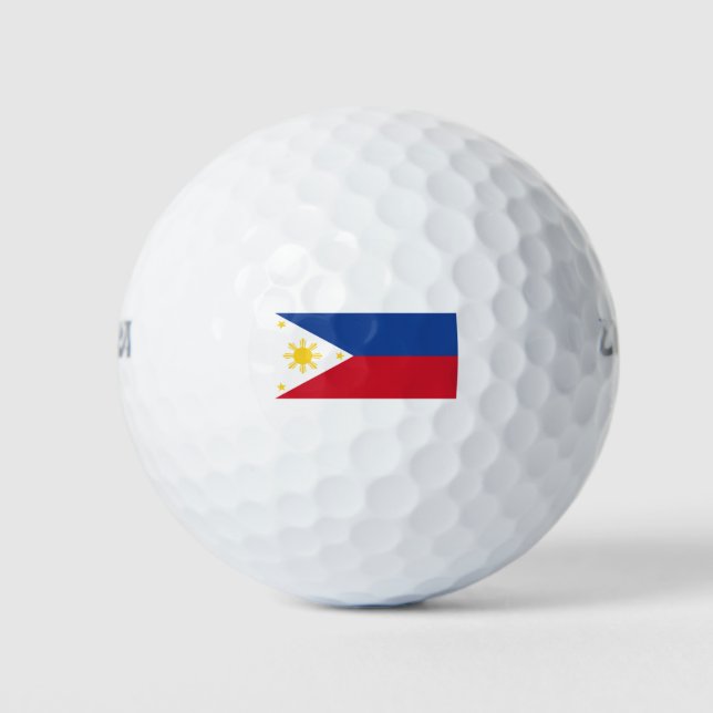 Philippines Flag Golf Balls (Front)