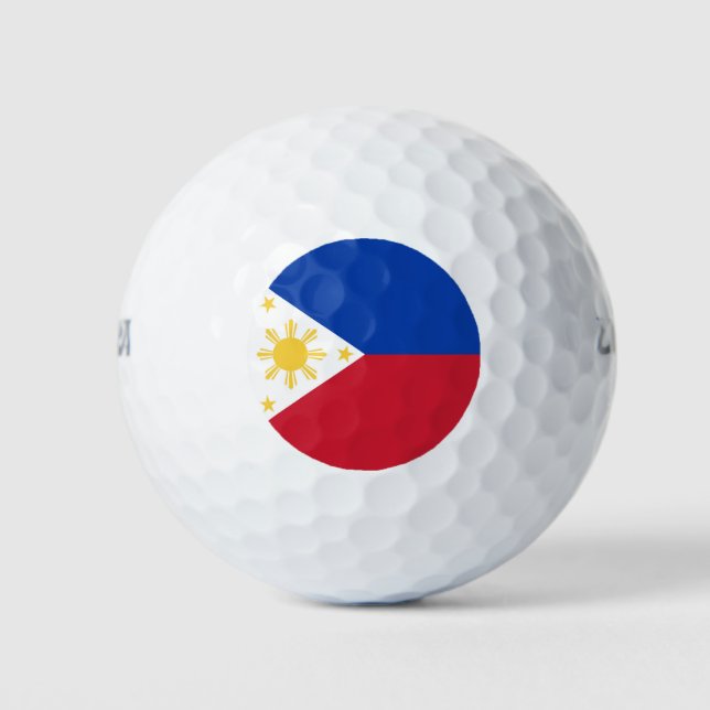 Philippines flag golf balls (Front)