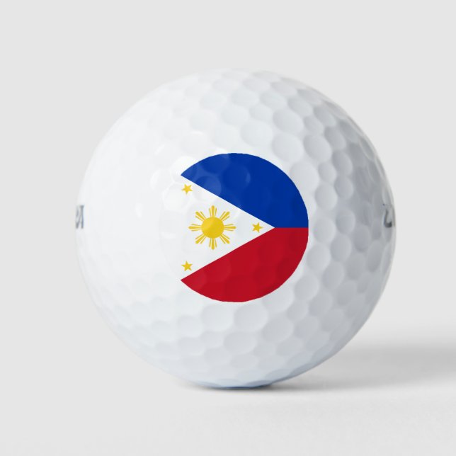 Philippines Flag Golf Balls (Front)