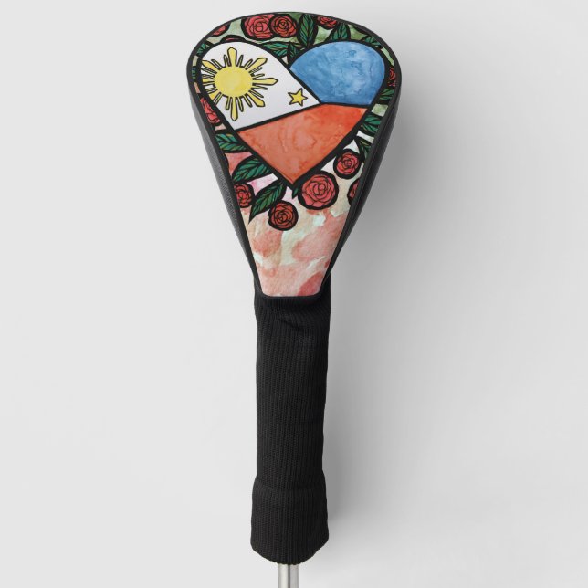 Philippines Flag                                   Golf Head Cover (Front)