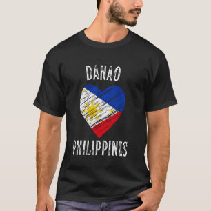 Philippines Flag Heart Danao City T-Shirt