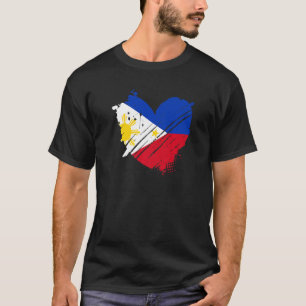Philippines Flag I love It is in my DNA Gift Filip T-Shirt