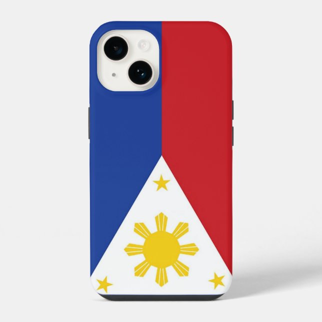 Philippines flag iPhone case (Back)