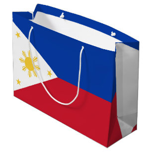Philippines flag large gift bag