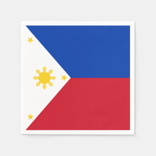 Philippines Flag Napkin