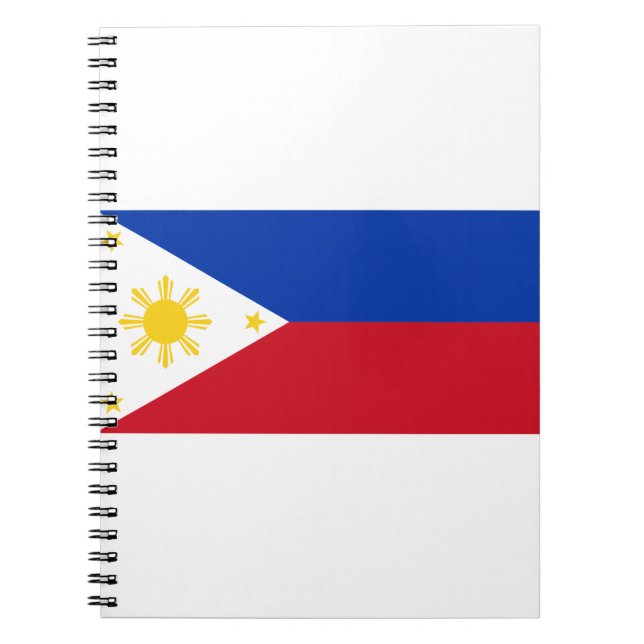 Philippines Flag Notebook (Front)