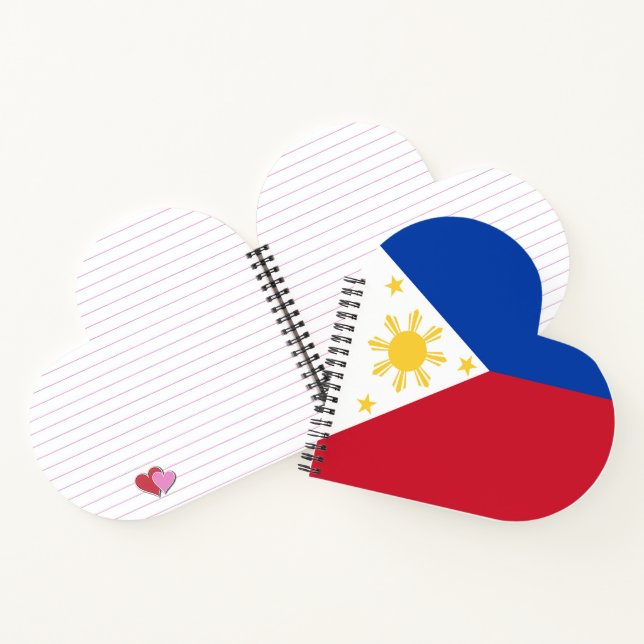 Philippines flag notebook (Inside)