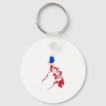 Philippines flag on the map