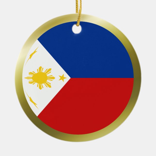 Philippines Flag Ornament (Front)