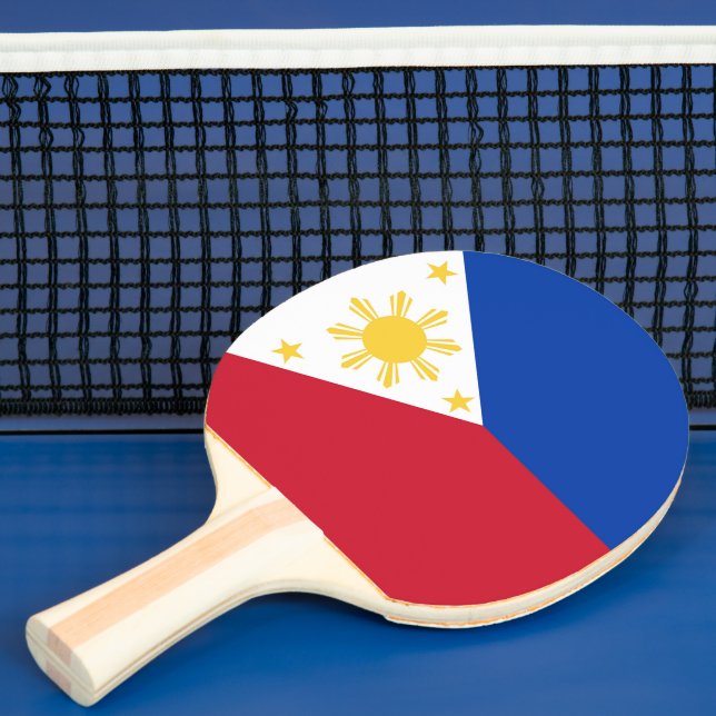 Philippines flag ping pong paddle (Insitu)