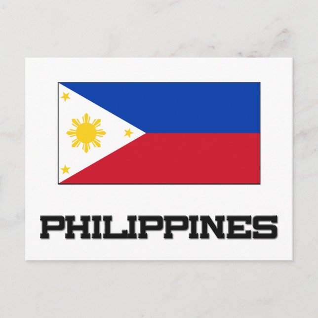Philippines Flag Postcard (Front)