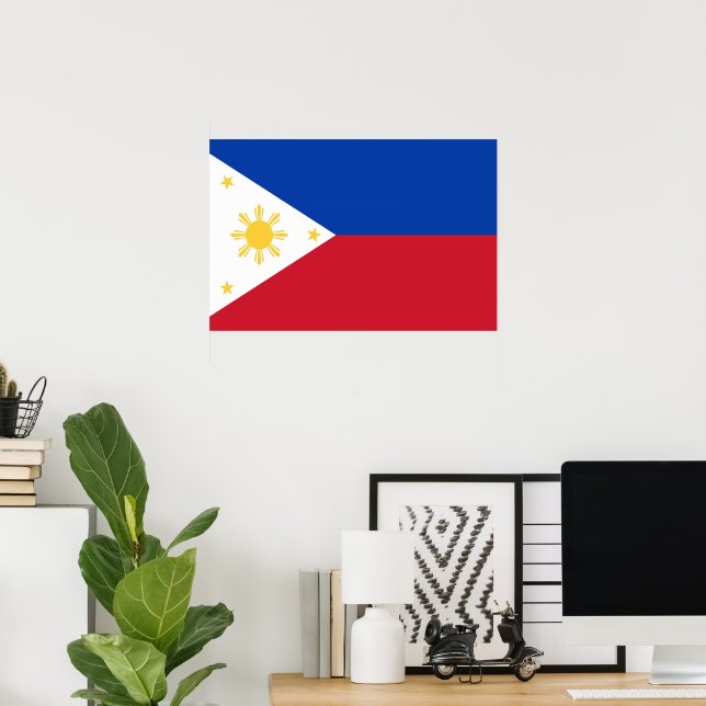 Philippines flag poster (Home Office)