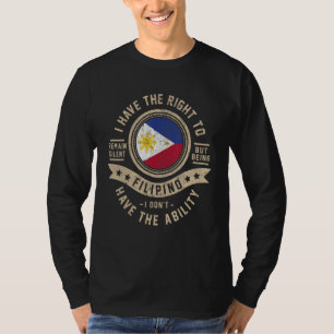 Philippines Flag Proud Philipinos Men & Women T-Shirt