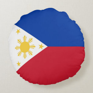 Philippines flag round cushion