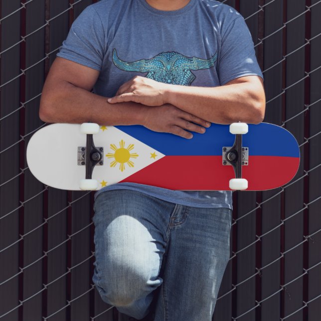 Philippines Flag Skateboard (Outdoor 3)