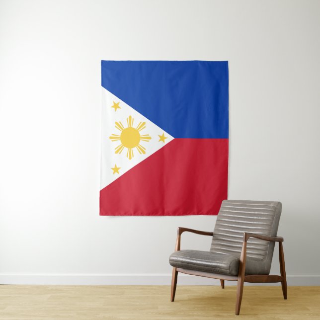 Philippines flag tapestry (In Situ)