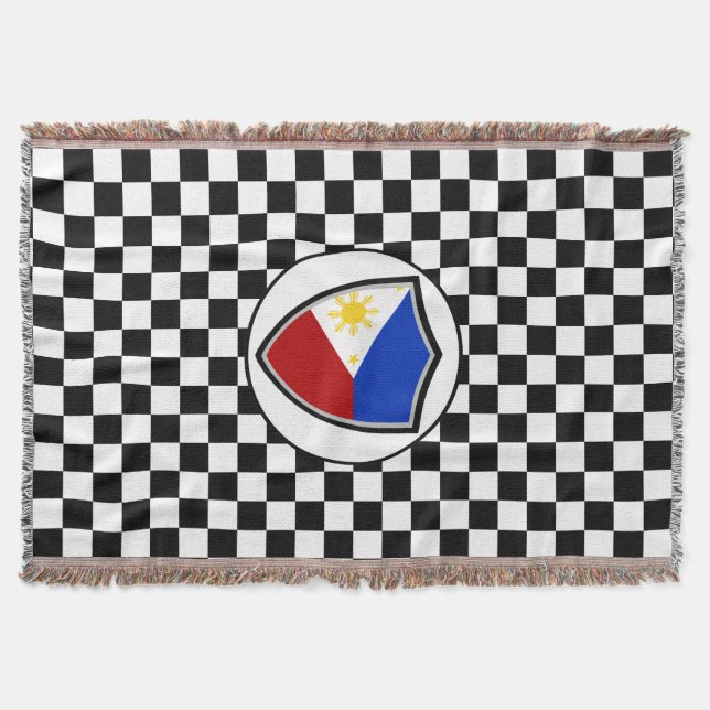 Philippines flag throw blanket (Front)