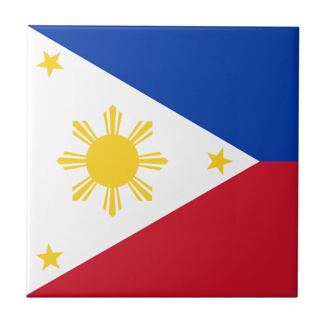 Philippines Flag Tile (Front)