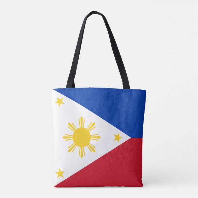 Philippines Flag Tote Bag (Back)
