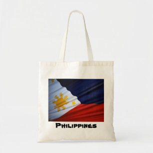 philippines flag tote bags