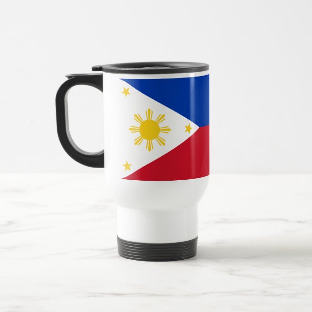 Philippines Flag Travel Mug (Left)