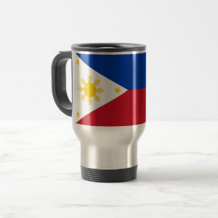 Philippines Flag Travel Mug