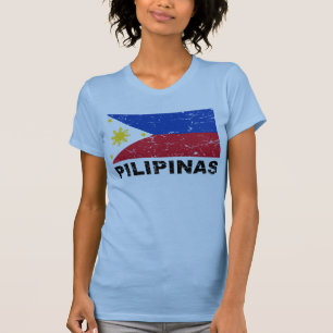 Philippines Flag Vintage T-Shirt