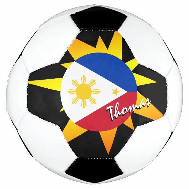 Philippines Football & Philippine Flag / BANG Soccer Ball (Front)