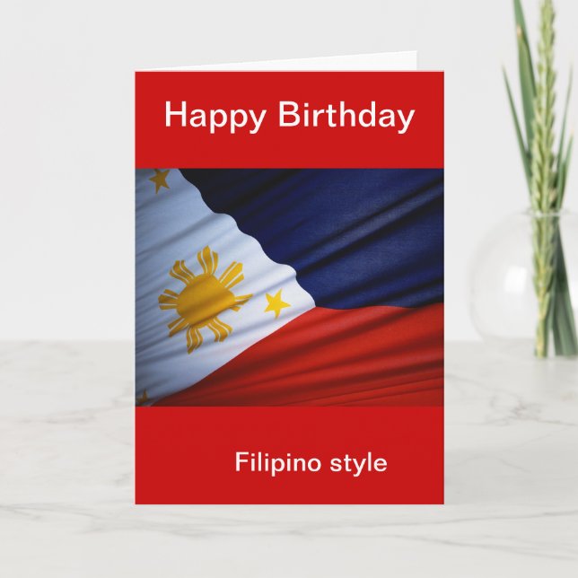 philippines happy birthday card (Front)