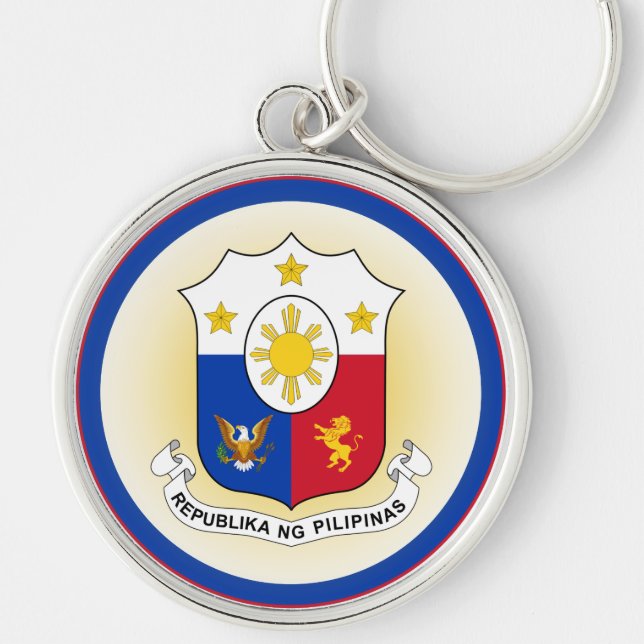 Philippines Heritage Emblem Key Ring (Front)