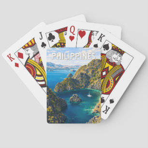 Philippines Illustration Travel Art Vintage Playing Cards